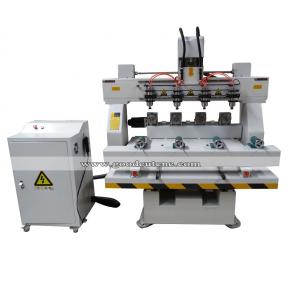 GC1225-4R 4 Axis Rotary 4 Heads Four Spindle Price Router CNC 3d for Chair Table Leg