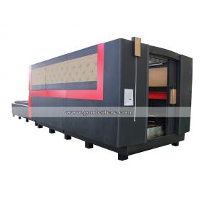 GC1530FC-D High Quality Customized All Cover Stainless Carbon Steel Fiber Laser Cutting Machine with Exchange Table