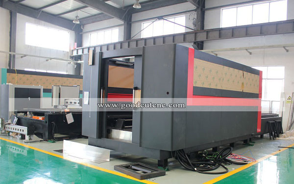 High Quality Customized All Cover Stainless Carbon Steel Fiber Laser Cutting Machine with Exchange Table