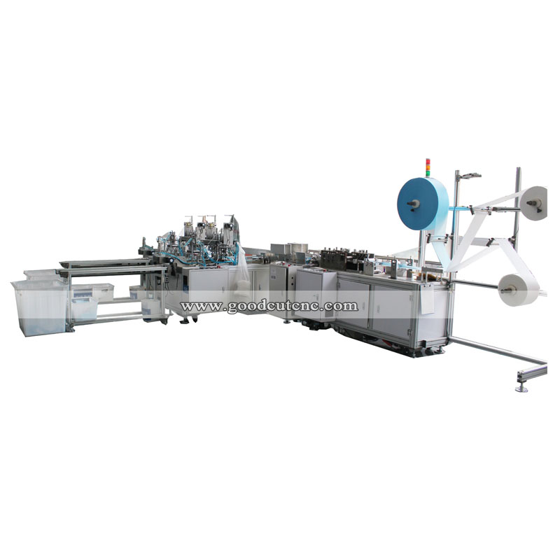 GC-MM Fully Automatic 1+2 Mask Making Machine for Making Disposable 3 Layer Mask
