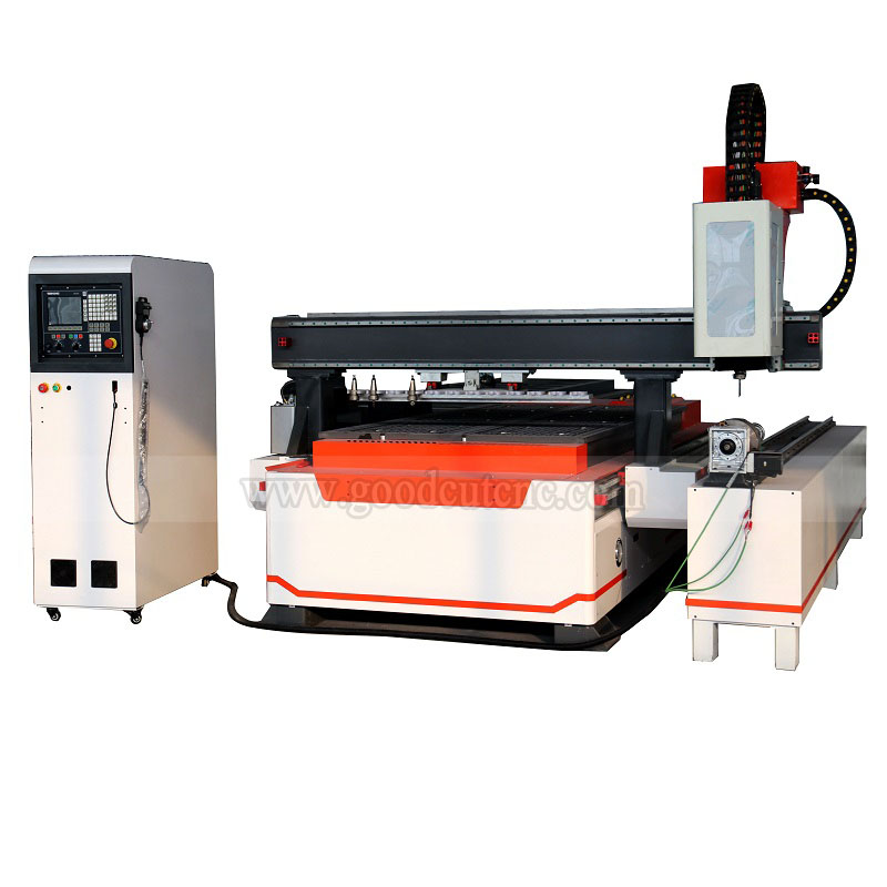 GC1325ATC-R GoodCut Linear Automatic Tool Change CNC Router with Rotary GC1325A-LR