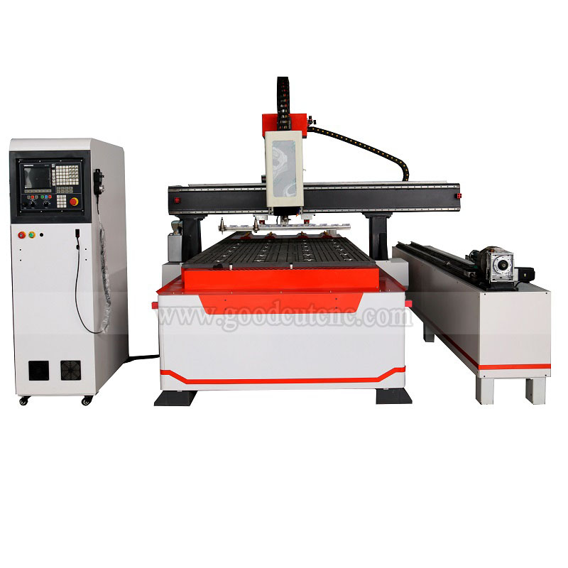 GC1325ATC-R GoodCut Linear Automatic Tool Change CNC Router with Rotary GC1325A-LR