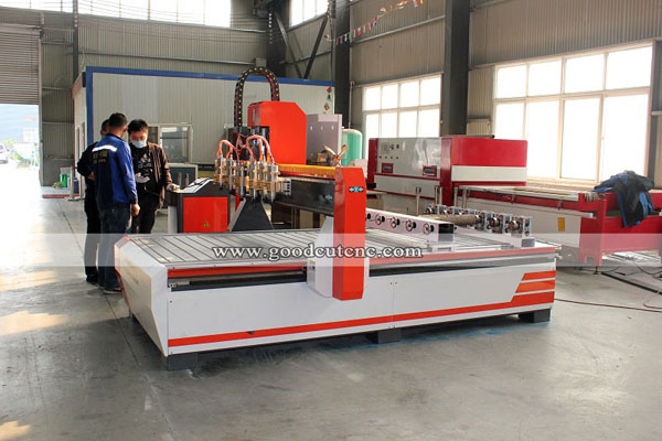GC1530-6R 4 axis 6 Spindle 6 Rotary Axis Cnc Router Machine For Wood Board and Legs