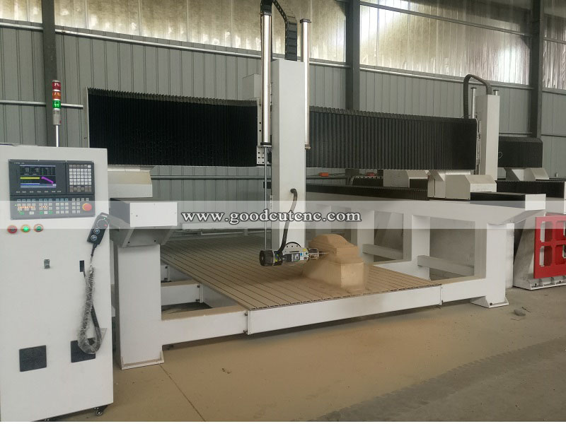 4 Axis CNC Router with 9KW Rotated ATC Spindle for Engraving 3D Wood Working