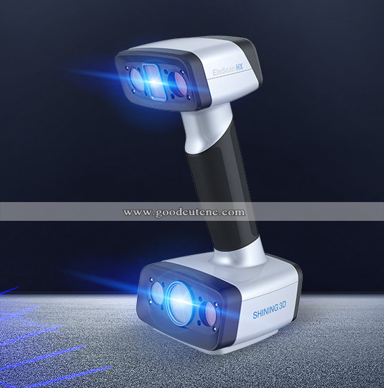 GoodCut Einscan HX Hybrid Blue Laser & LED Light Source  Handheld 3D Scanner