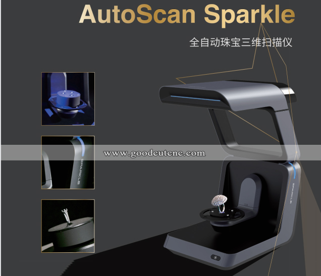 AutoScan Sparkle Automatic Desktop 3D Scanner for Scanning Jewelry