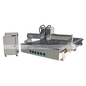 GC2030-2H Jinan GoodCut Independent Multi Head CNC Router Machines with 2/3 Independent Heads for Woodworking