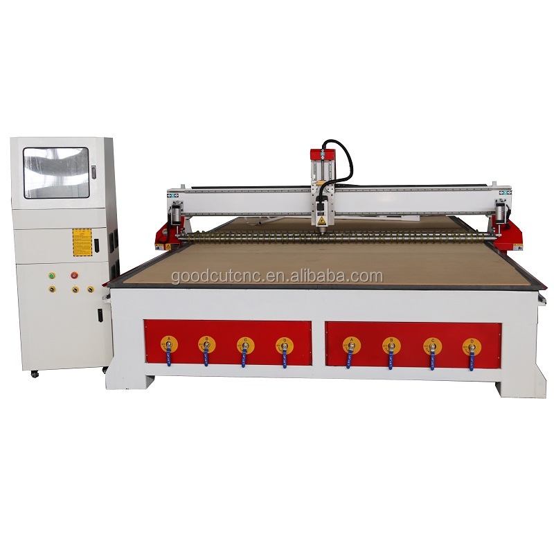 GC2030V Big size 2000*3000mm Working Size CNC Router Machine with Pinch Roller for Wood MDF Acryic