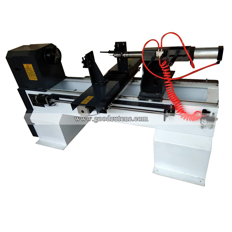 GC-6030WL 4 Axis CNC Mini Wood Lathe Machine with Drilling Blade for Holes
