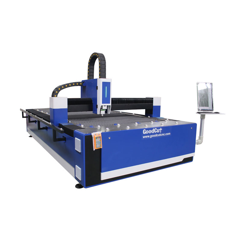 GC1530F Fiber Laser Cutting Machine with Raycus Max IPG Laser Source for Cutting Stainless Steel Carbon Steel