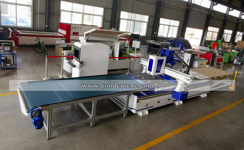 GC1325AF Nesting CNC Router Machine with Auto Load and Unload Device for Woodworking