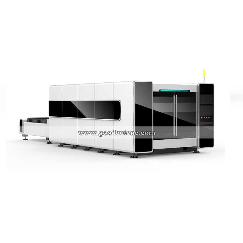 GC1530FC-D Full Cover Metal Cutting Fiber Laser Cutting Machine with Exchange Table