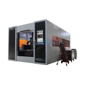 GC1530FC-D Fiber Laser Cutting Machine with Exchange Table and Cover for Metal Cutting