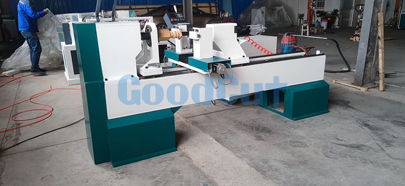 GC1530WL Automatic 1530 Size Cnc Single Axis Double Cutter Turning Wood Lathe Machine