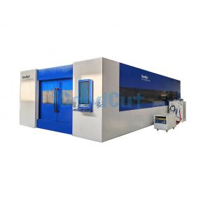 GC3060FC-D Double Table Fiber Laser Cutting Machine with Enclosed Protective Cover