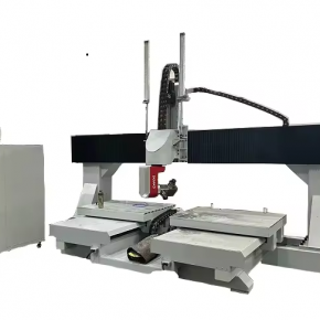 GC1325D-5 Axis CNC Router Machine for Armrest and Back of Chair with Strip Adsorption