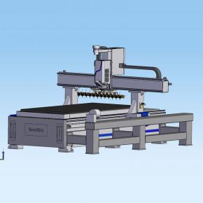 GC1325ATC-R GoodCut ATC CNC Router with Rotary