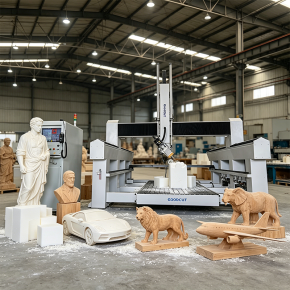 GC2040ATC-4 Axis Big Size Wood Foam Polystyrene EPS CNC Router Machine