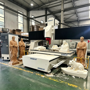 GC1325-5 Axis Wood Foam EPS Polystyrene CNC Router Machine with 400mm Z Axis