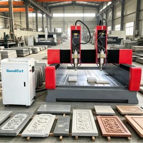 GC1625S-2H 1625 Stone CNC Router Machine with Double Heads for Granite Marble Limestone Sandstone Slate Jade Bluestone Basalt Travertine Artificialstone Quartzstone Sinteredstone Roughstone Stoneblock