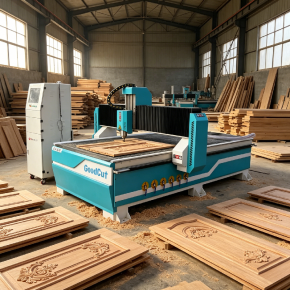 GC1325V Jinan GoodCut 1325 Woodworking Cnc Router with Vacuum Adsorb Table