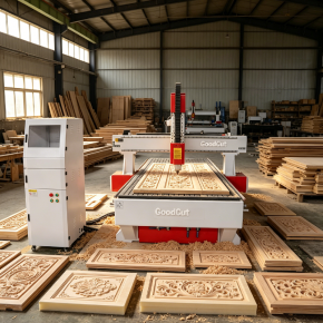 GC1325VH Heavy Duty CNC Router Machinery with Vacuum Table for Woodworking