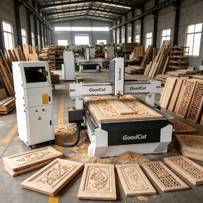 GC1325H 4*8 Feet Heavy Duty Frame CNC Router Machine with T-slot Table