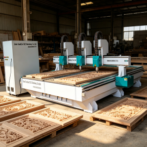 GC2130-3H Independent Multi Heads CNC Router